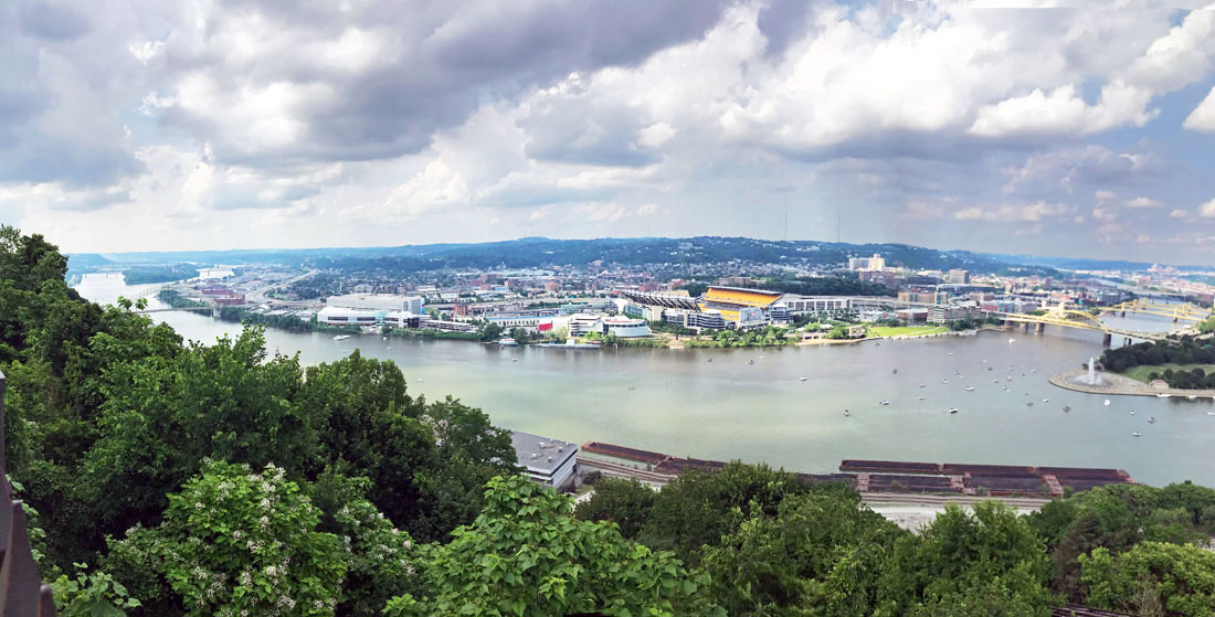 view from the outdoor observation deck